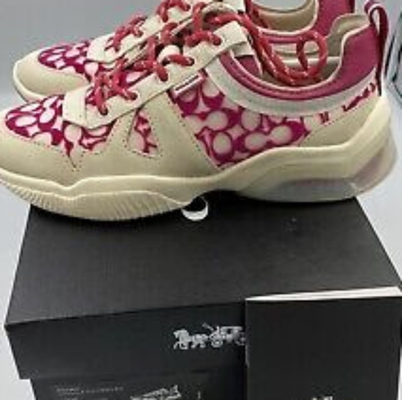 COACH HYPOCRITE CITY SOLE SIGNATURE MESH TRAINER 7 SERIES TRAINER SPORTS SHOES - Picture 15 of 16